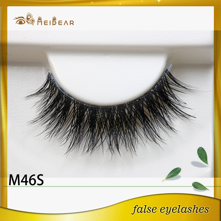 Hot selling natural siberian mink eyelashes with custom boxes